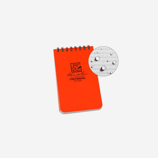  3x5 - Blaze Orange | Pocket Top Spiral