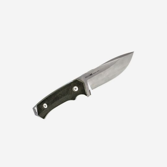 Rock 62 Fixed Blade Knife - MICARTA Engraved