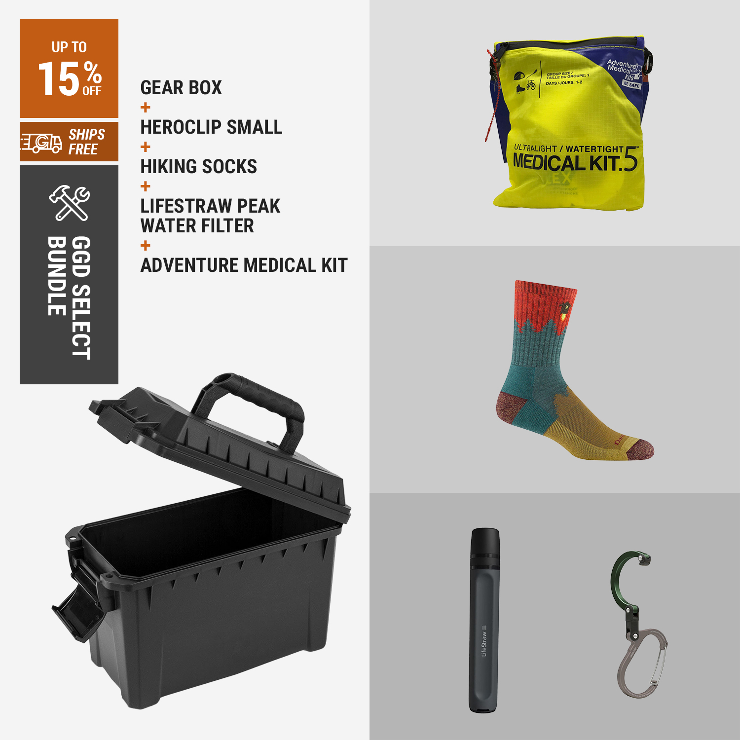 Gogear Direct His Hiking Bundle Bundle-Medium