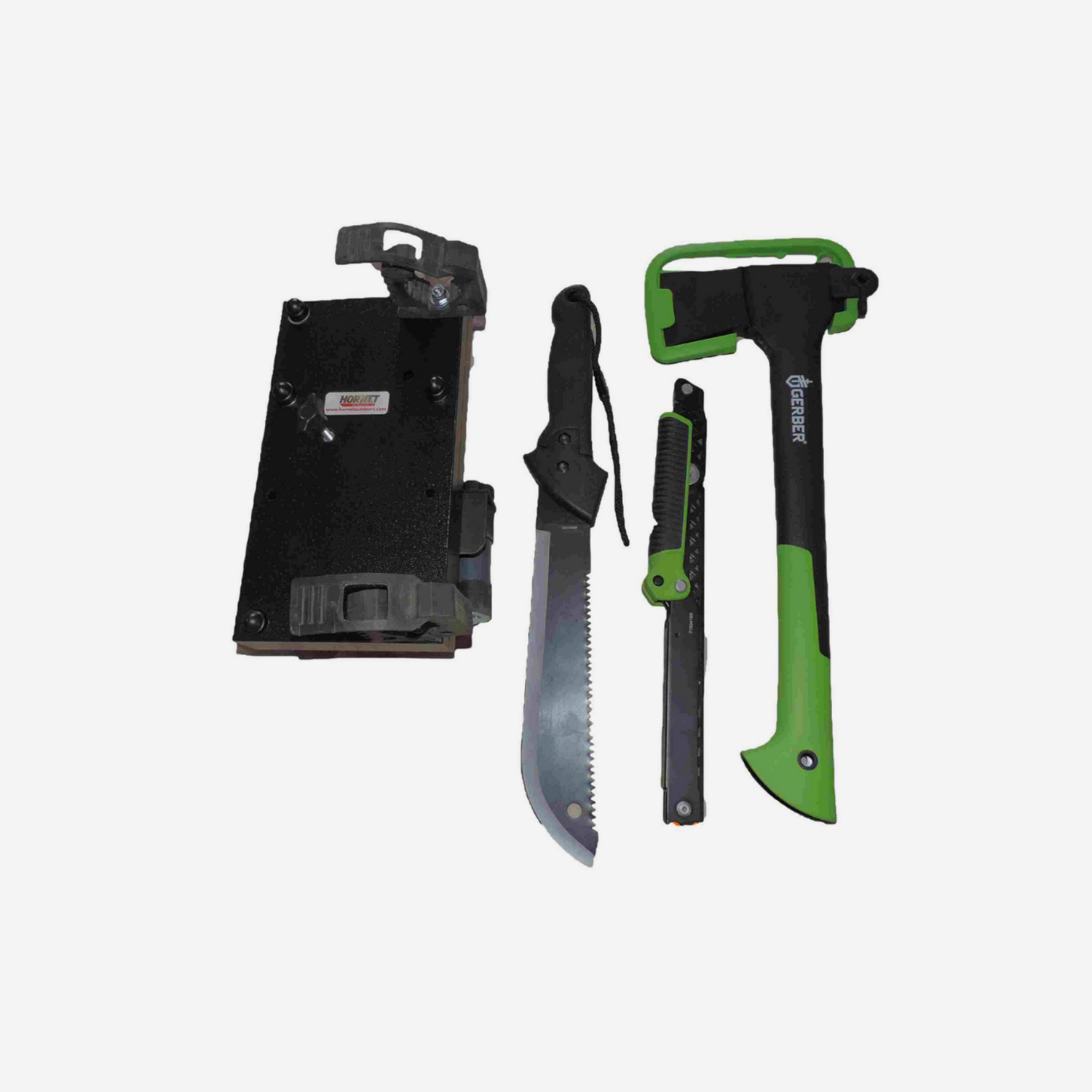 Hornet Outdoors Rack Mount Gerber Tool Set Saw, Machete, Hatchet
